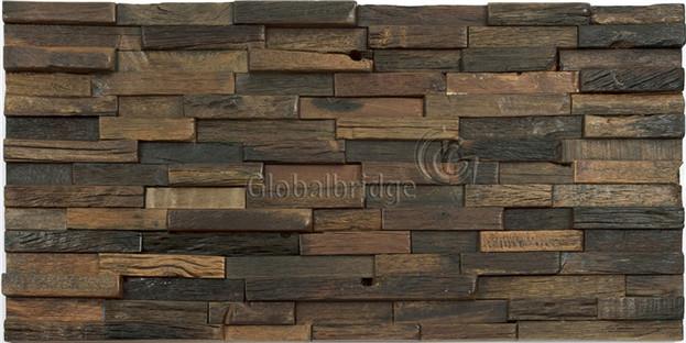 wood mosaic
