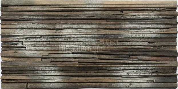 reclaimed wood mosaic tile