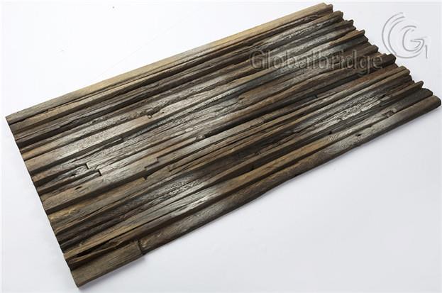 boat wood mosaic tile