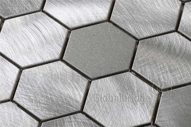 mosaico de aluminio