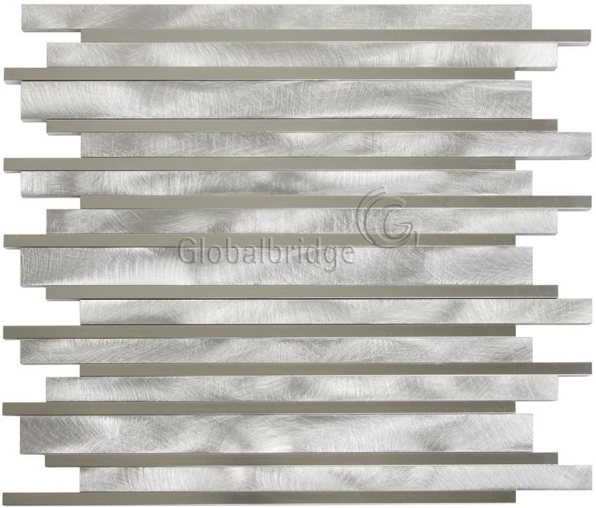 strip metal mosaic tiles
