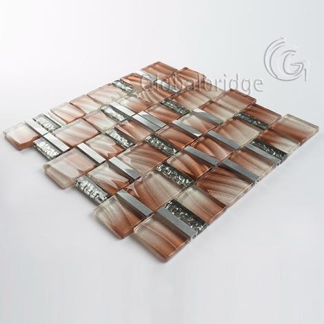 Fabricante mosaico de vidrio cristal para mosaico de pared