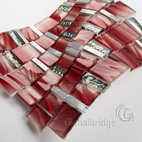 Fabricante mosaico de vidrio cristal para mosaico de pared