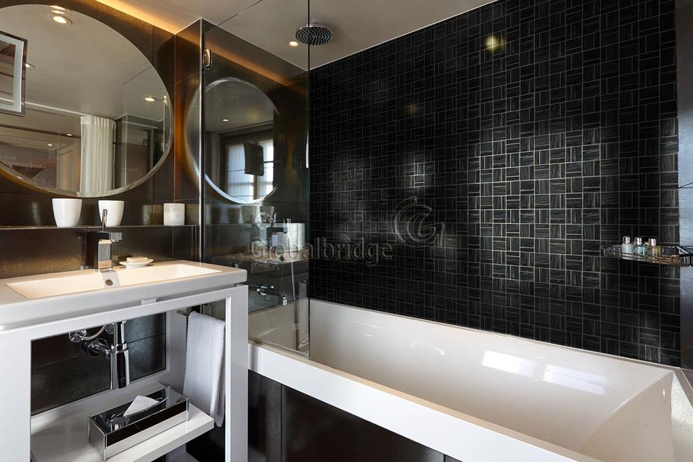 Stream rectángulo vidrio mosaico azulejos de la cocina