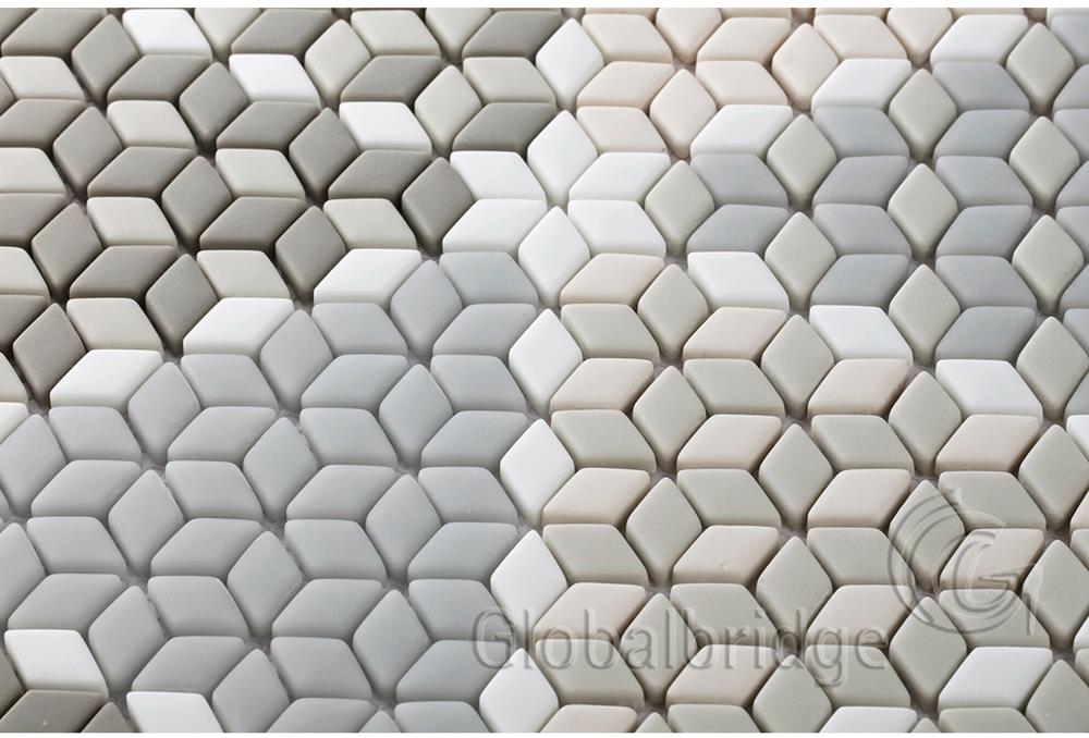 Azulejos de mosaico de vidrio de cocina de mosaico de esmalte