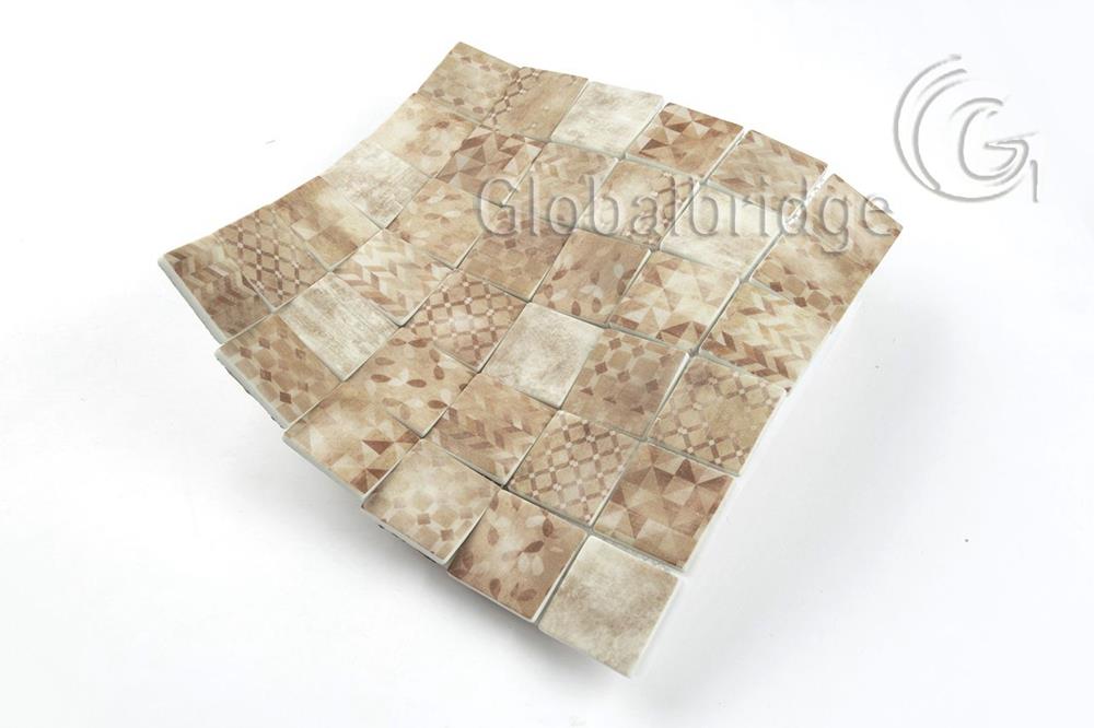 Azulejo de pared de baño de patrón de desvanecimiento azulejo de pared de cocina