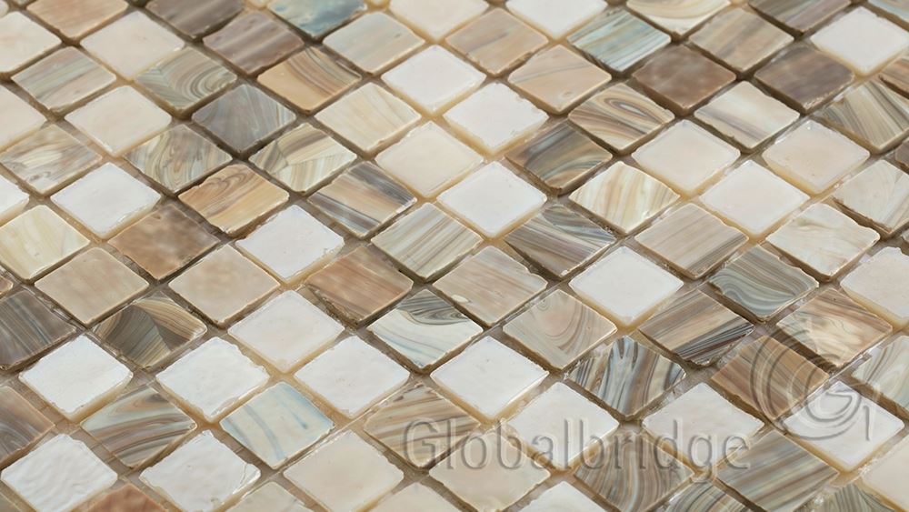 Vintage Pure Glass Kitchen Backsplash Mosaic