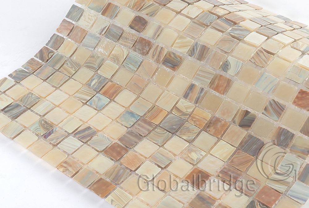 Vintage Pure Glass Kitchen Backsplash Mosaic