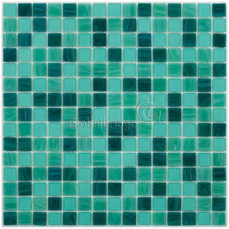 Azulejo de mosaico de vidrio de espacio abierto de color brillante