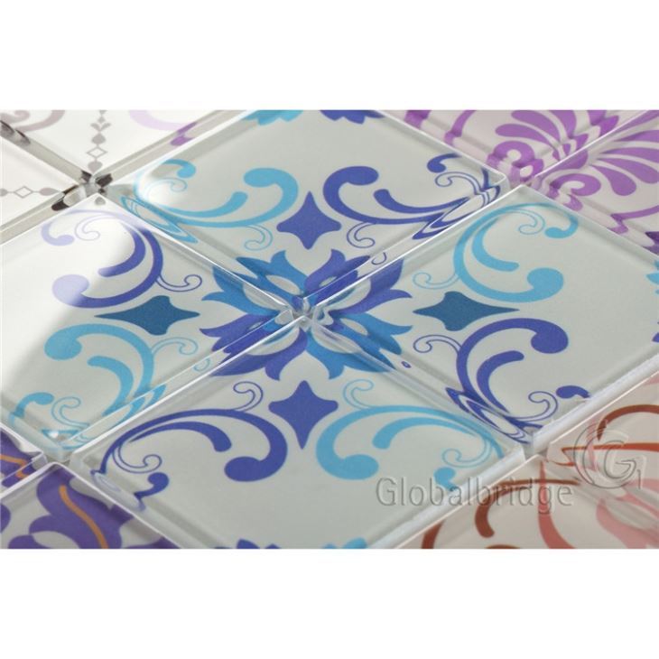 Placa para salpicaduras de azulejos de cristal