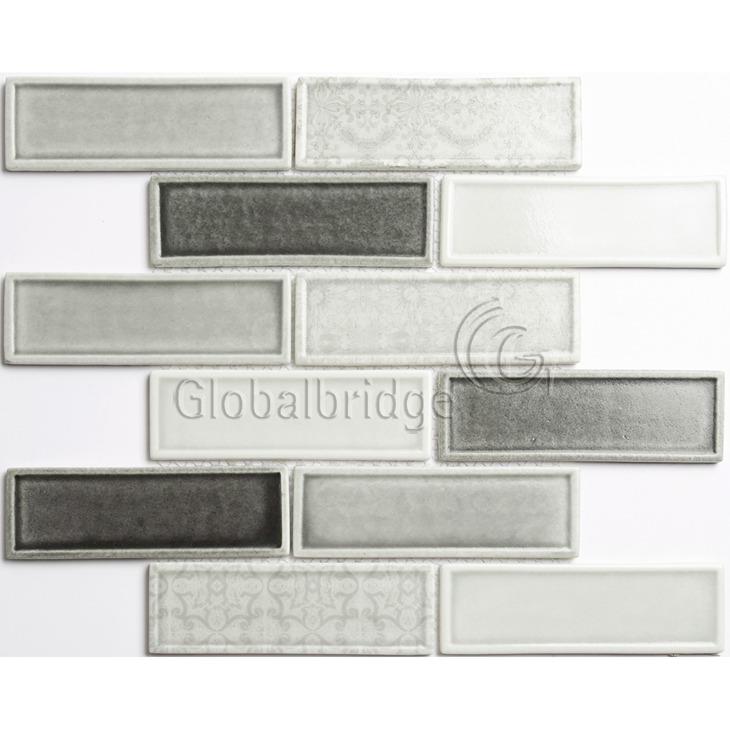 Baño de cristal esmaltado reciclar vidrio mosaico