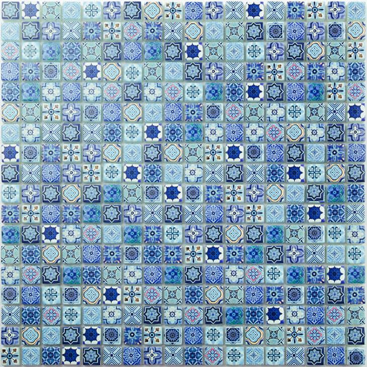 Mosaico de cristal