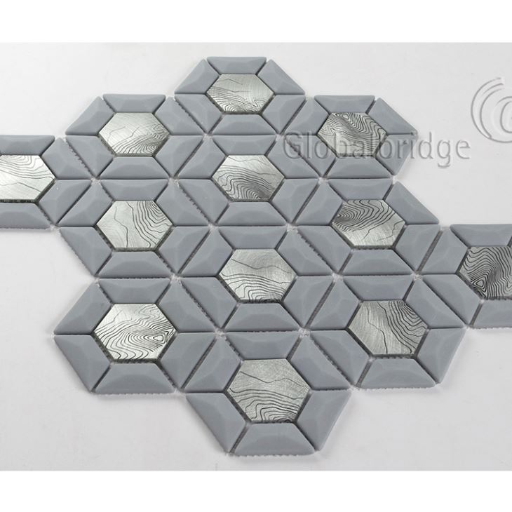 Mosaico De Vidrio Y Metal