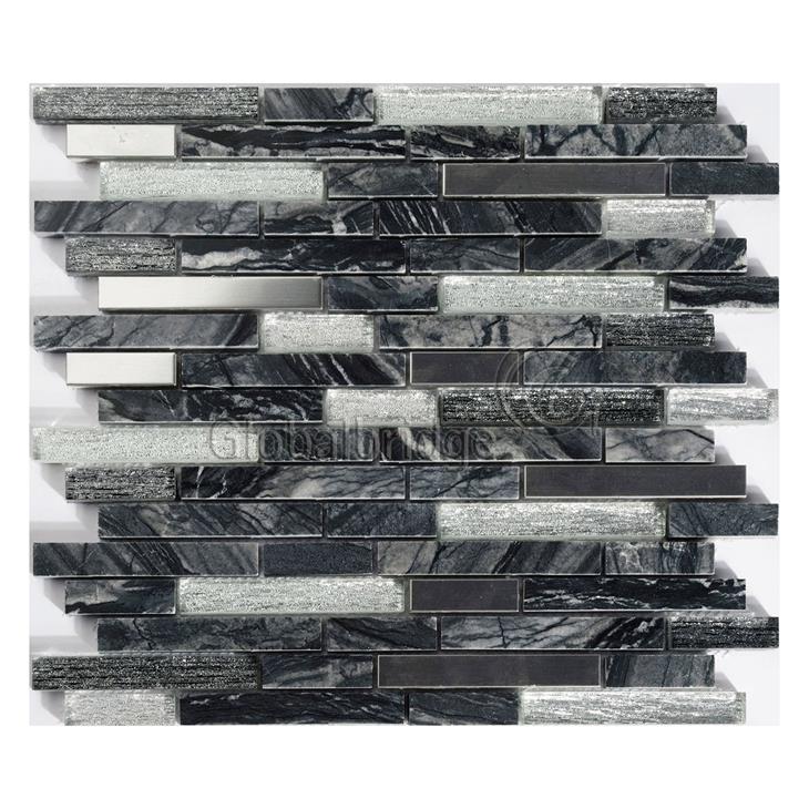 Vidrio mosaico cocina Backsplash azulejos