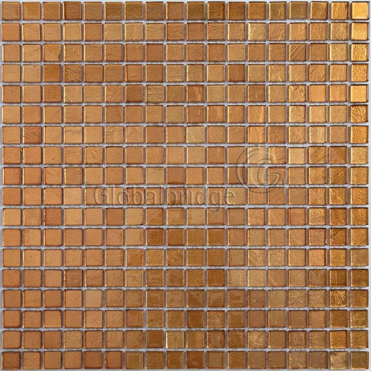 Decoración innovadora para el hogar, azulejos de mosaico de vidrio de aluminio