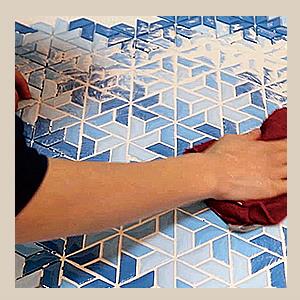 Shinning In The Dark Night：Luminous Glass Mosaic