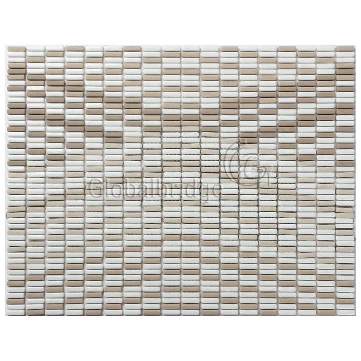 Mosaico de pared interior y exterior de vidrio reciclado