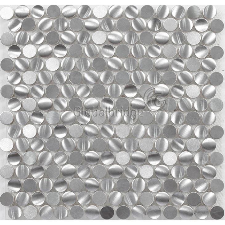 Azulejo de acero inoxidable Penny