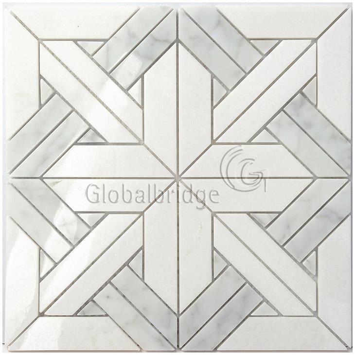 Azulejos de baño de piedra mosaico