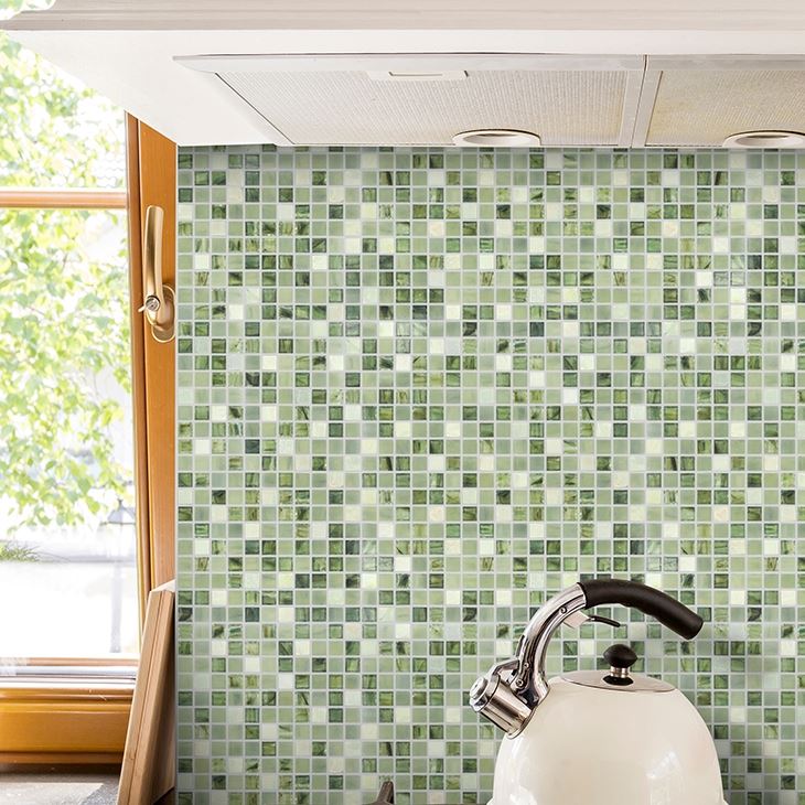 Vintage Mix Stone Glass Kitchen Mosaico de pared